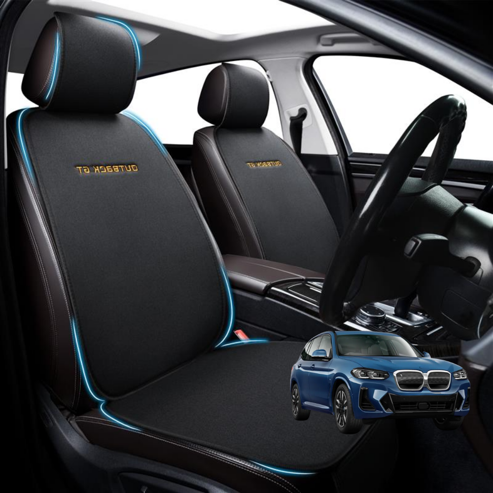 Car Front Seat Cushion Pad for BMW iX3 2022 - Current (G08) - Pressure Relief - 27 x 26 x 10 cm