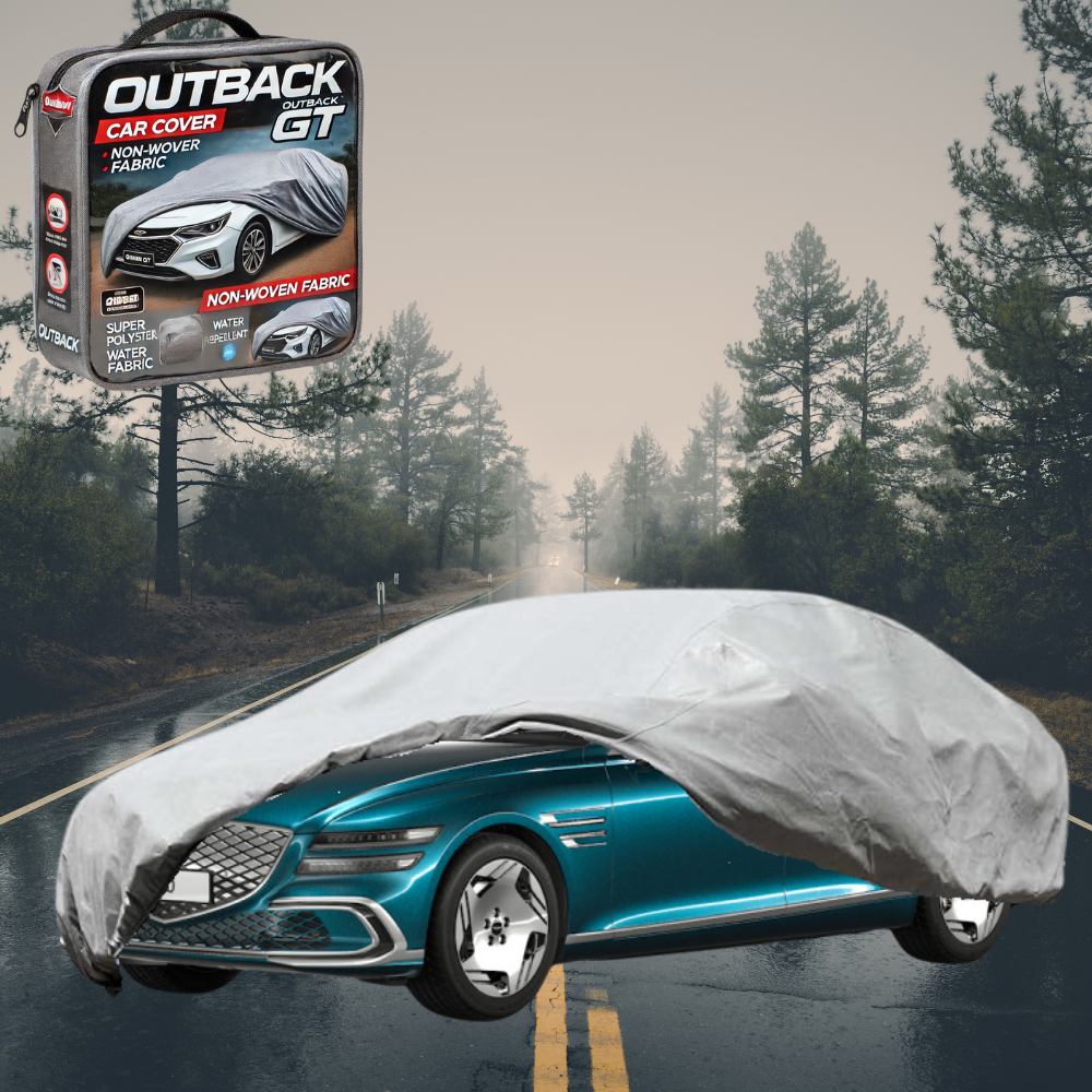 Silver Shield Outdoor Car Cover for Genesis G80 Electrified 2021 - Current XXL - Grey