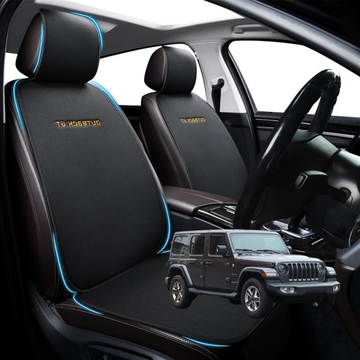 Car Front Sideless Seat Cushion for Jeep Wrangler 2006 - 2018 (4-Door JK) - Pressure Relief - 27 x 26 x 10 cm