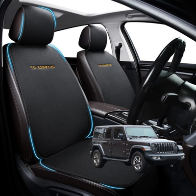 Car Front Seat Cushion Pad for Jeep Wrangler 2006 - 2018 (4-Door JK) - Pressure Relief - 27 x 26 x 10 cm