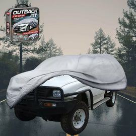 Silvershield Outdoor Car Cover for Mitsubishi Triton Single Cab 1996 - 2006 (MK) XL - Grey