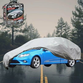 Silvershield Outdoor Car Cover for Ford Falcon 2002 - 2008 Ute Single Cab (BA BF) LC - Grey