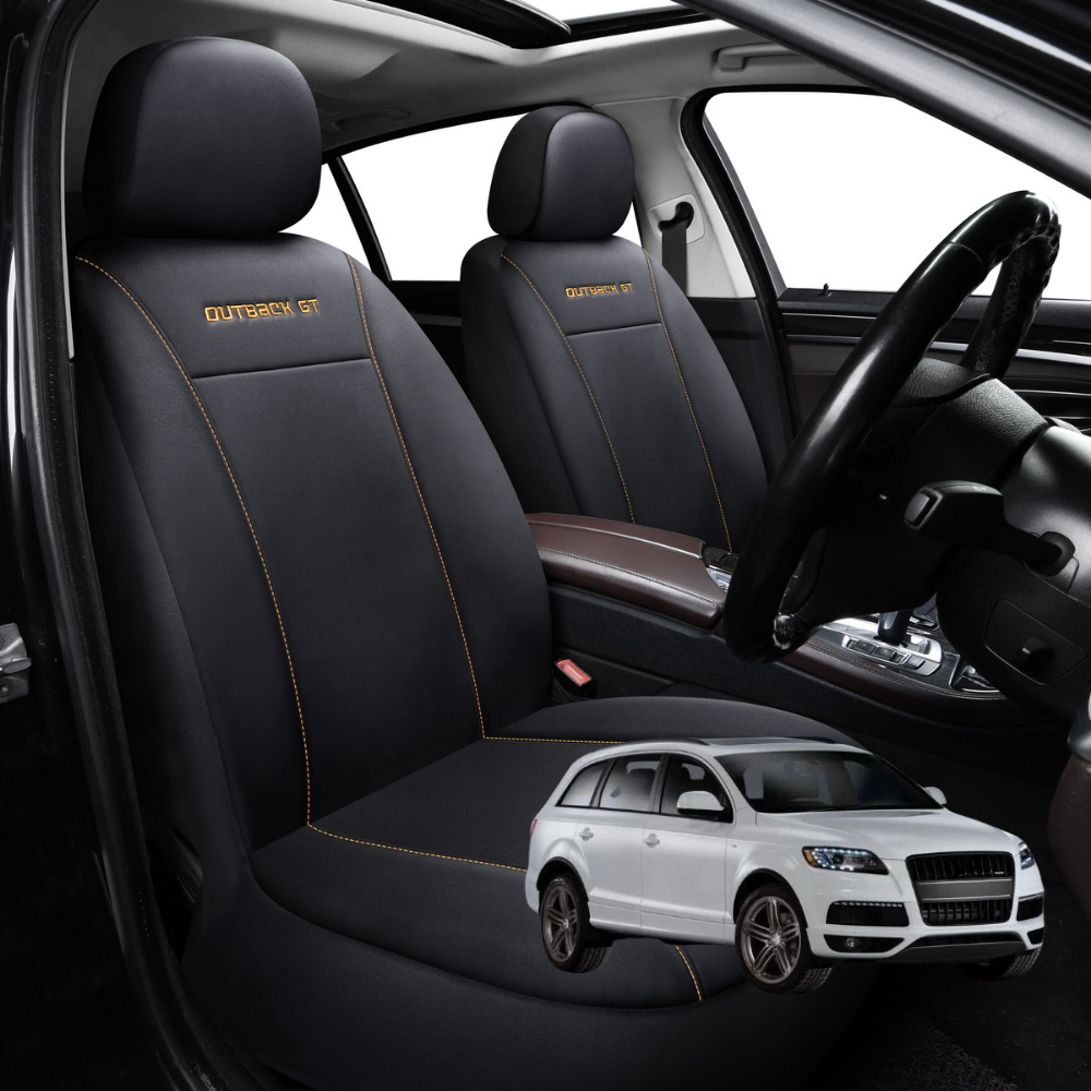Car Front Seat Cover for Audi Q7 SQ7 2005 - 2015 4L - Black