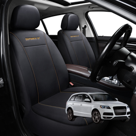 Car Front Seat Cover for Audi Q7 SQ7 2005 - 2015 4L - Black - 27 x 26 x 10 cm