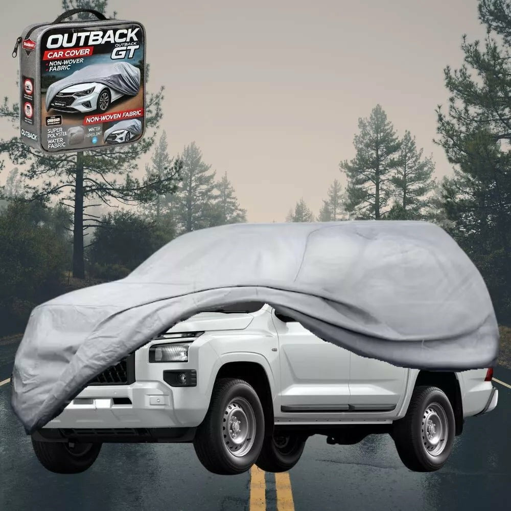 Silvershield Outdoor Car Cover for Mitsubishi Triton Double Cab 2024 - Current (LC/MV) XL - Grey