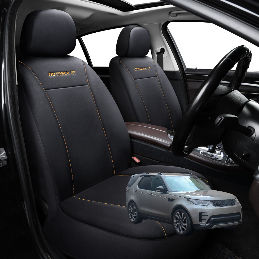 Car Front Seat Cover for Land Rover Discovery 2009 - 2017 (D4) - Black