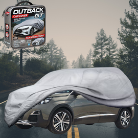 Silvershield Outdoor Car Cover for Peugeot 5008 SUV 2017 - Current (P87) XL - Grey