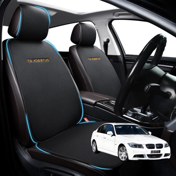 Car Front Sideless Seat Cushion for BMW 3 Series 2005 - 2012 Sedan/Touring (E90 E91) - Pressure Relief - 27 x 26 x 10 cm