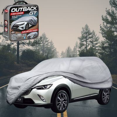 Silvershield Outdoor Car Cover for Mazda CX-3 2015 - Current DK L - Grey