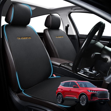 Car Front Sideless Seat Cushion for Chery Tiggo 4 Pro 2024 - Current - Pressure Relief - 27 x 26 x 10 cm
