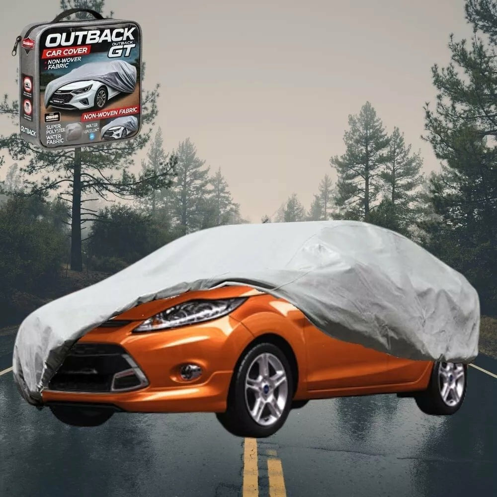 Silver Shield Outdoor Car Cover for Ford Fiesta 2008 - 2018 (WT WZ) L - Grey