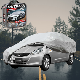 Silvershield Outdoor Car Cover for Honda Jazz 2002 - 2008 (GD/GE) L - Grey