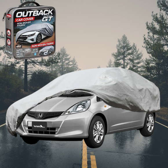 Silvershield Outdoor Car Cover for Honda Jazz 2002 - 2008 (GD/GE) L - Grey
