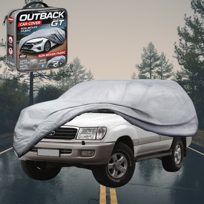 Silvershield Outdoor Car Cover for Toyota LandCruiser 100 1998 - 2007 LC - Grey