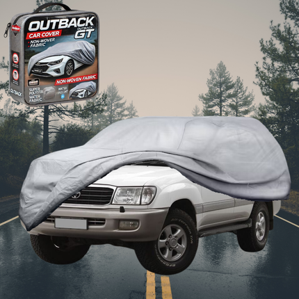 Silvershield Outdoor Car Cover for Toyota LandCruiser 100 1998 - 2007 LC - Grey