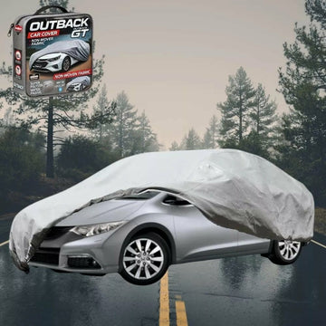 Silvershield Outdoor Car Cover for Honda Civic 2012 - 2016 (Hatch, 9th Gen) - L - Grey