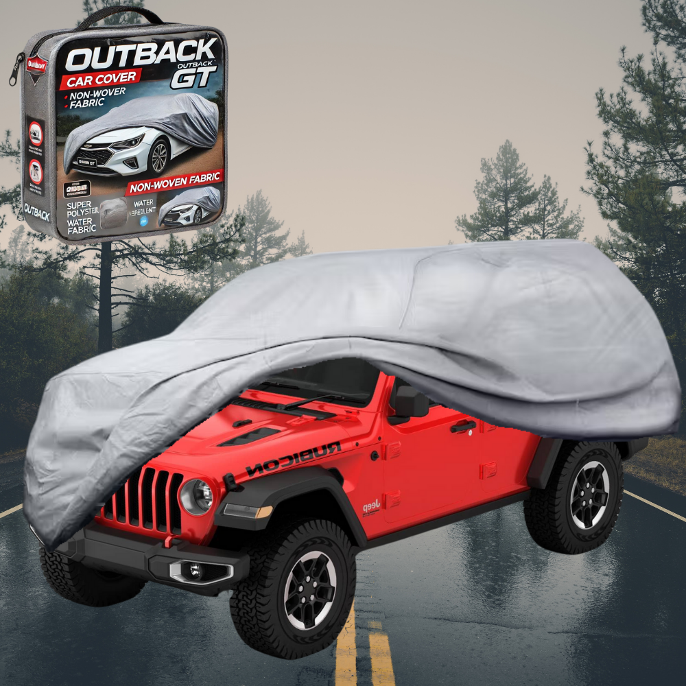 Silvershield Outdoor Car Cover for Jeep Wrangler 2018 - Current (4-Door JL) LC - Grey