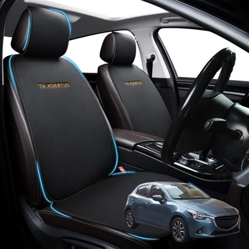 Car Front Sideless Seat Cushion for Mazda 2 2014 - Current DL, DJ - Pressure Relief - 27 x 26 x 10 cm
