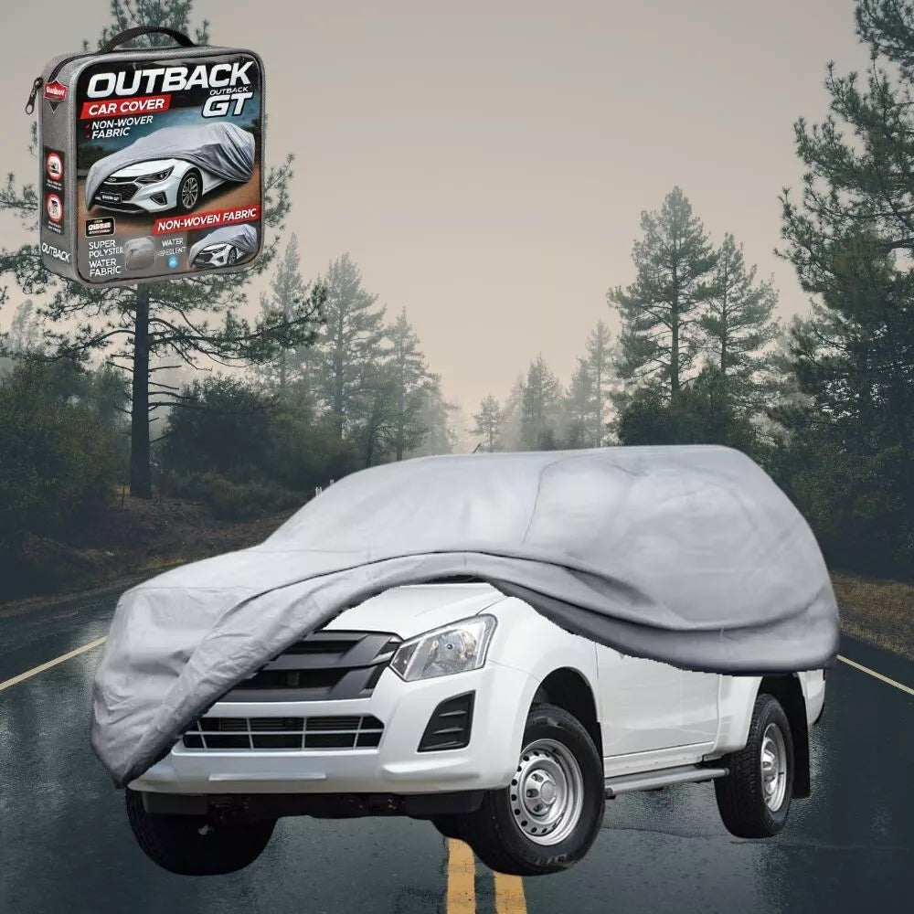 Silver Shield Outdoor Car Cover for Isuzu D-Max Space Cab 2013 - 2020 RT LC - Grey