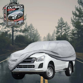 Silvershield Outdoor Car Cover for Isuzu D-Max Space Cab 2013 - 2020 RT XL - Grey