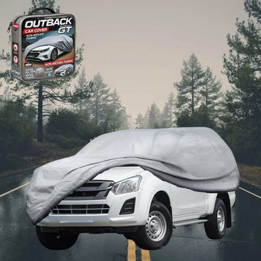 Silvershield Outdoor Car Cover for Isuzu D-Max Space Cab 2013 - 2020 RT - XL - Grey