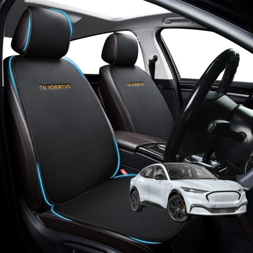 Car Front Sideless Seat Cushion for Ford Mustang Mach-E 2021 - Current - Pressure Relief - 27 x 26 x 10 cm