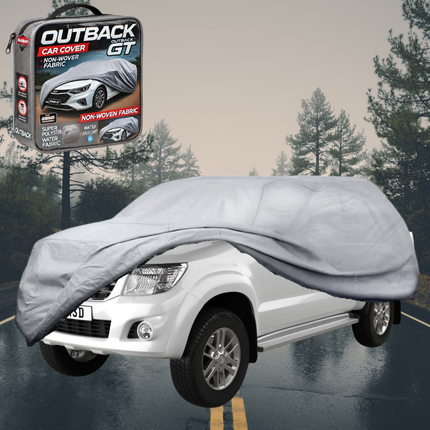 Silvershield Outdoor Car Cover for Toyota Hilux Double Cab 2015 - Current XL - Grey