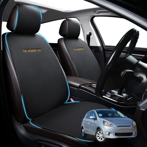 Car Front Seat Cushion Pad for Mitsubishi Mirage 2012 - Current LA - Pressure Relief - 27 x 26 x 10 cm