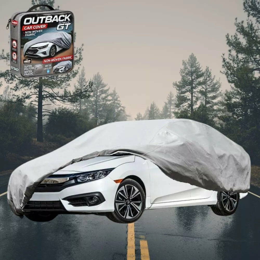 Silver Shield Outdoor Car Cover for Honda Civic 2016 - 2021 (10th Gen) L - Grey