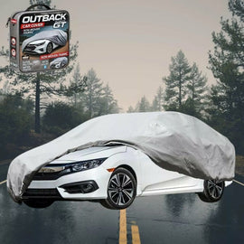 Silvershield Outdoor Car Cover for Honda Civic 2016 - 2021 (10th Gen) L - Grey