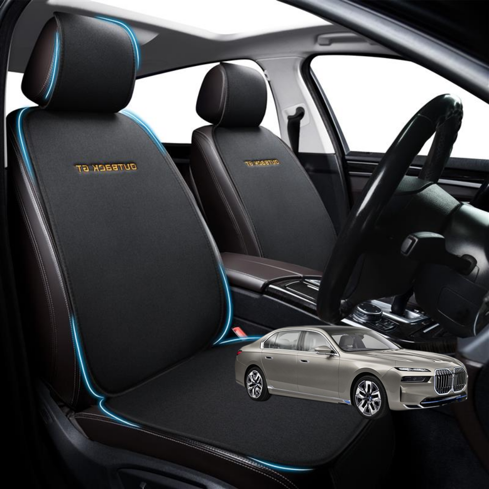 Car Front Seat Cushion Pad for BMW 7 Series 2022 - Current (G70) - Pressure Relief - 27 x 26 x 10 cm
