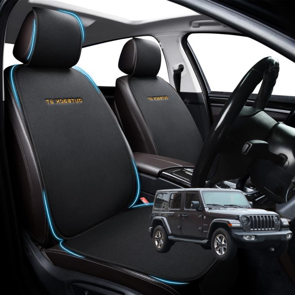Car Front Seat Cushion Pad for Jeep Wrangler 2006 - 2018 (2-Door JK) - Pressure Relief - 27 x 26 x 10 cm