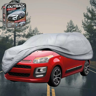 Silvershield Outdoor Car Cover for Citroen C3 2009 - 2016 (SC A51) - L - Grey