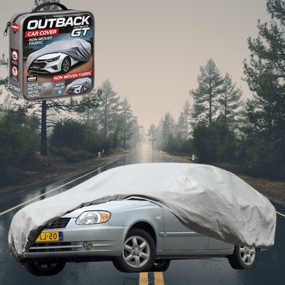 Silvershield Outdoor Car Cover for Hyundai Accent 1999 - 2005 LC L - Grey