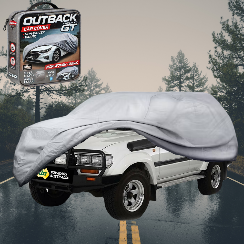 Silvershield Outdoor Car Cover for Toyota LandCruiser 80 1990 - 1998 XL - Grey