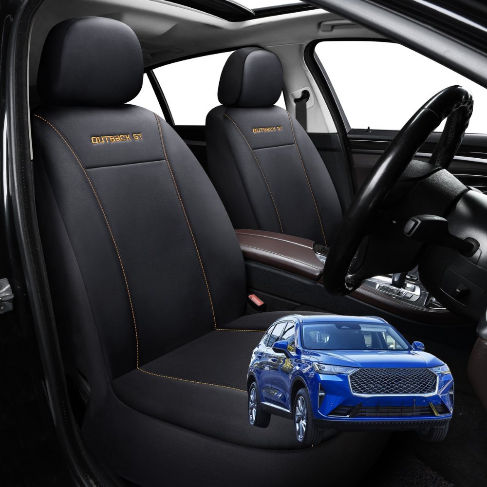 Car Front Seat Cover for GWM Haval H6 2017 - 2020  - Black