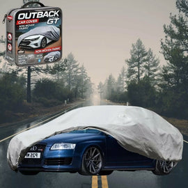 Silvershield Outdoor Car Cover for Audi A6 S6 RS6 2004 - 2011 (C6) XLL - Grey