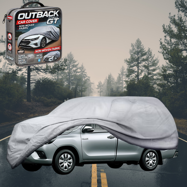 Silvershield Outdoor Car Cover for Toyota Hilux Single Cab 2015 - Current - XL - Grey