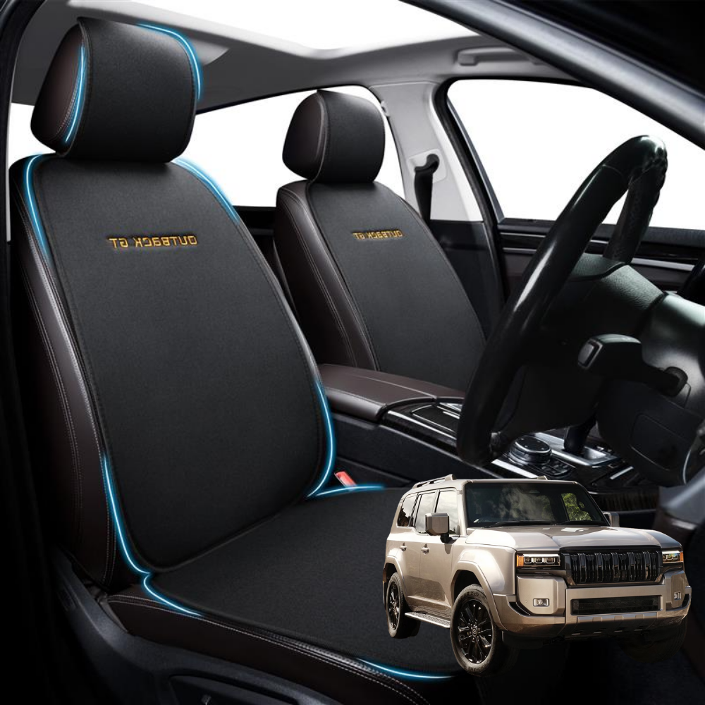 Car Front Seat Cushion Pad for Toyota LandCruiser Prado 2024 - Current (GX, GXL, VX, Altitude, Kakadu) - Pressure Relief - 27 x 26 x 10 cm