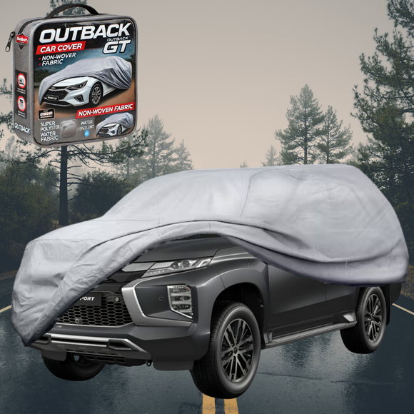 Silvershield Outdoor Car Cover for Mitsubishi Pajero Sport 2015 - Current (KR/KS/QE/QF) XL - Grey