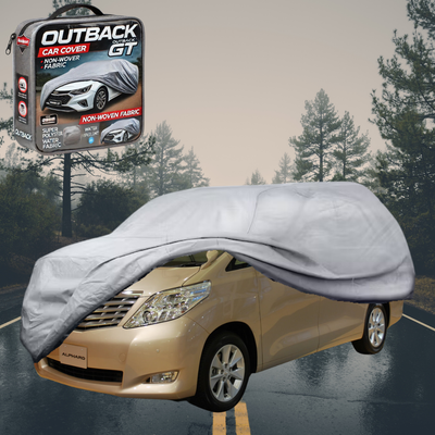 Silvershield Outdoor Car Cover for Toyota Alphard 2008 - 2015 Vellfire (AH20) XL - Grey