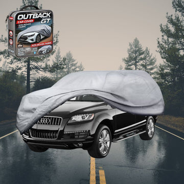Silvershield Outdoor Car Cover for Audi Q7 SQ7 2005 - 2015 4L - LC - Grey