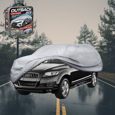 Silvershield Outdoor Car Cover for Audi Q7 SQ7 2005 - 2015 4L LC - Grey
