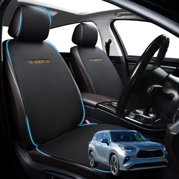 Car Front Sideless Seat Cushion for Toyota Kluger 2021 - Current (XU70) - Pressure Relief - 27 x 26 x 10 cm