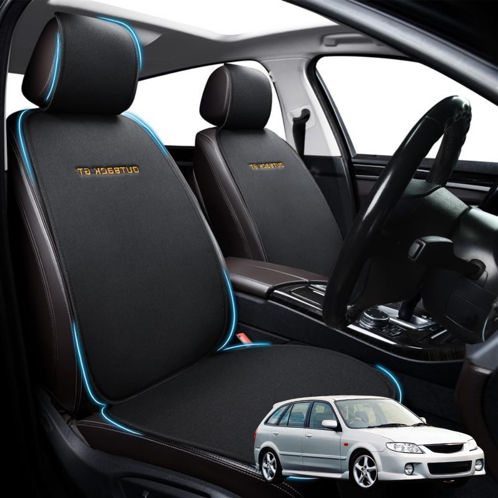 Car Front Seat Cushion Pad for Mazda 323 1998 - 2003 - Pressure Relief - 27 x 26 x 10 cm