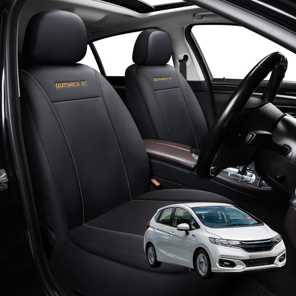 Car Front Seat Cover for Honda Jazz 2014 - 2021 (FIT GK/GH/GP) - Black - 27 x 26 x 10 cm