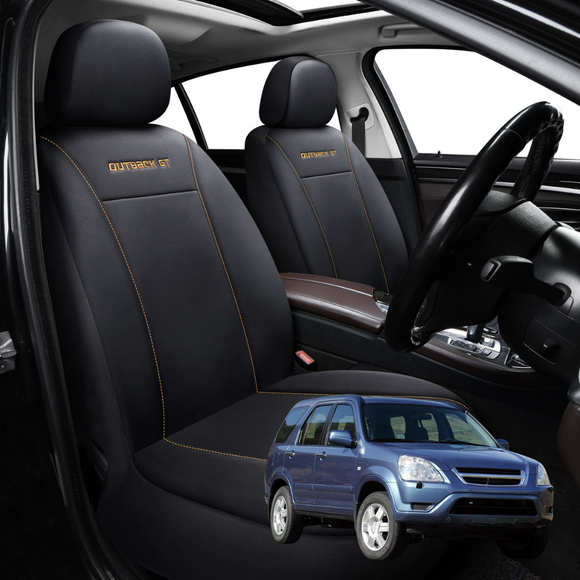 Car Front Seat Cover for Honda CR-V 2002 - 2006 - Black - 27 x 26 x 10 cm