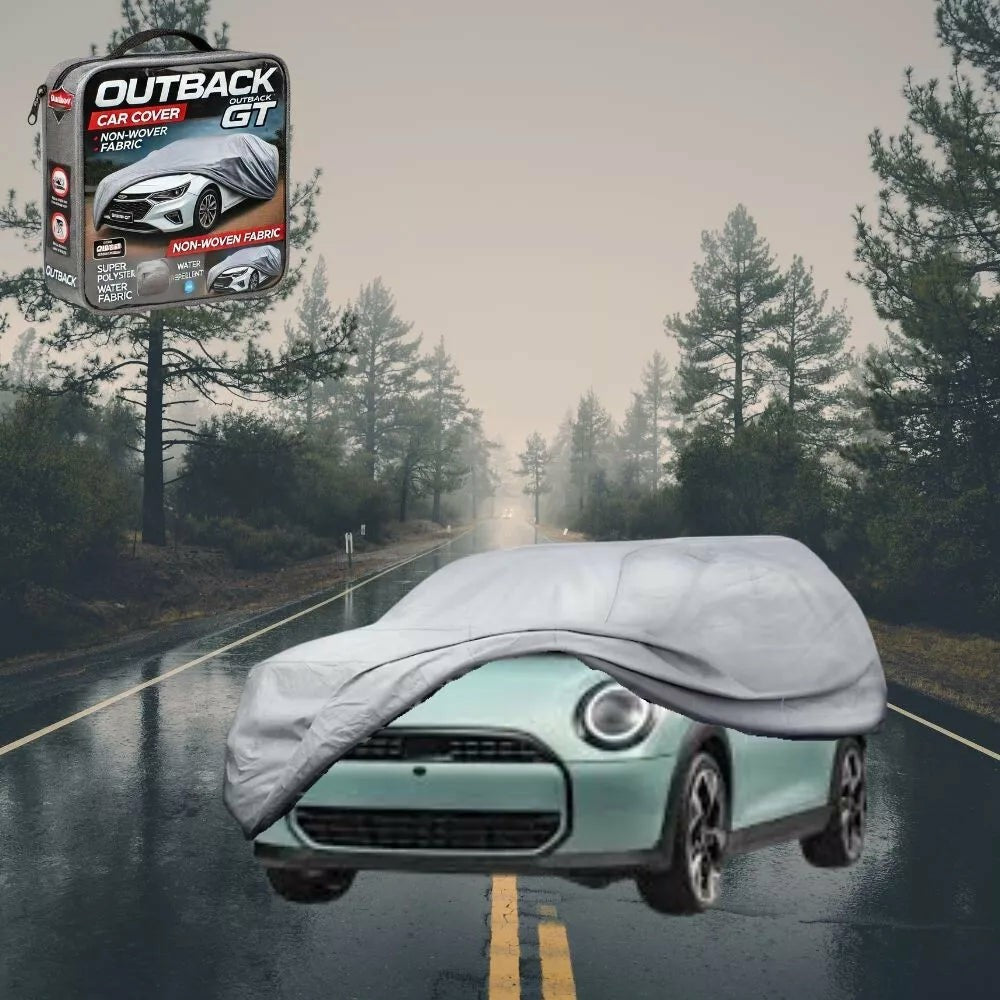 Silver Shield Outdoor Car Cover for MINI Cooper 3-Door Hatch 2024 - Current (J01 - all electric / F66) L - Grey