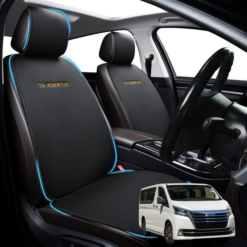 Car Front Seat Cushion Pad for Toyota Granvia 2019 - Current Front Only - Pressure Relief - 27 x 26 x 10 cm