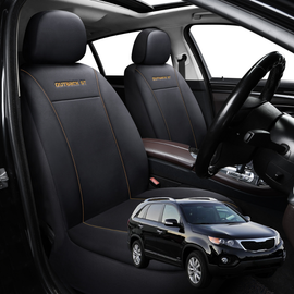 Car Front Seat Cover for Kia Sorento 2009 - 2015 (XM) - Black - 27 x 26 x 10 cm